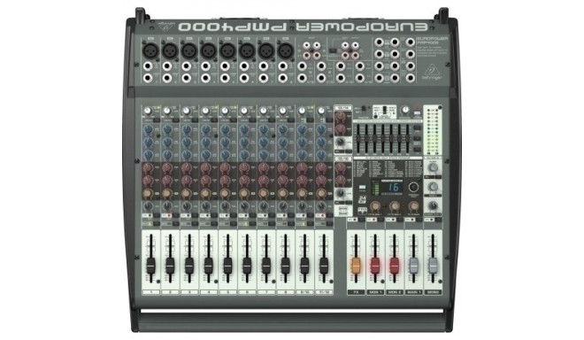 Behringer PMP4000 helimikser 20 kanalit 10–200000 Hz must