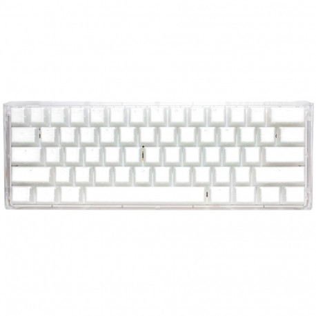 Ducky One 3 Aura valge mini mänguklaviatuur, RGB LED - MX-Silent-Red