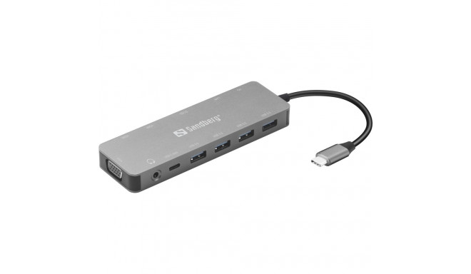 Sandberg 136-45 USB-C 13-in-1 Travel Dock