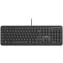 CANYON keyboard HKB-20 EN/RU Velvet Wired Black