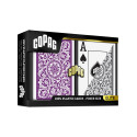 Copag 1546 Elite Poker Size Jumbo Index Playing Cards Double Deck (Purple and Grey)