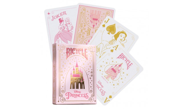 Bicycle Disney Princess Pink Playing Cards