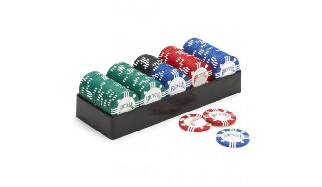 Bicycle 100 Poker Chip Set With Case