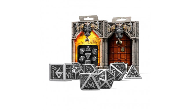 Metal Dwarven Dice Set