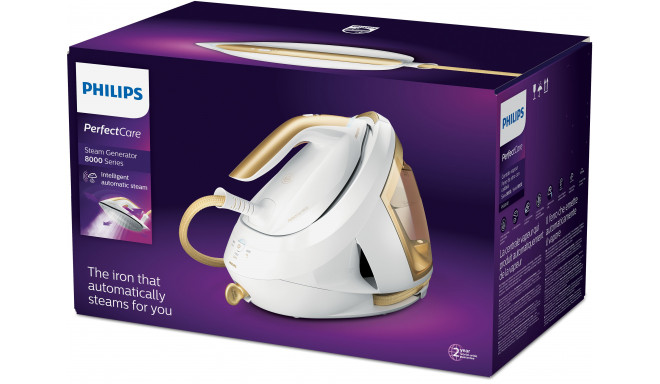 Philips PerfectCare 8000 PSG8040/60 kuldne