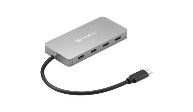 USB jagaja Sandberg USB-C - 4 x USB-C (USB3.1)
