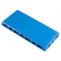"ALLNET BrickRknowledge Kunststoffschale 4x2 blau oben und unten"