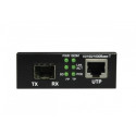 "Z ALLNET Medienkonverter PoE (15,4W/30W) auf 1000BASE-SX/LX Single-/ Multimode SFP Mini-GBIC Anschl