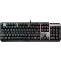 "MSI Vigor GK50 Low Profile Gaming Keyboard QWERTZ Kalih Choc Low Profile white switches black"