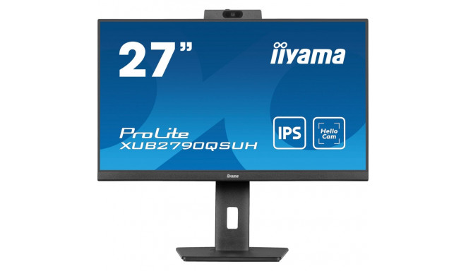 "68,5cm/27"" (2560x1440) iiyama ProLite XUB2790QSUH-B1 16:9 QHD IPS 0,4ms 100Hz HDMI DP USB-C KVM Sp