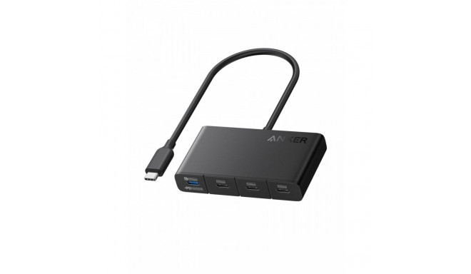 Anker 4w1 hub USB-C 10Gbps black