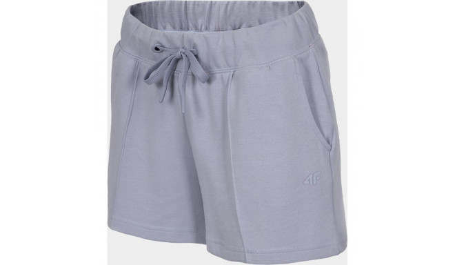 4f Women's shorts H4L22-SKDD017 Light blue size S