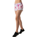 Color Pleasure Women's shorts CP-020 156 white and pink, sizes XS-S