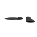 MOUSE PAD WRIST REST NATEC CHIPMUNK 2-IN-1 ERGONOMIC SET BLACK FOAM FILLING