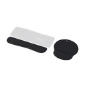 MOUSE PAD WRIST REST NATEC CHIPMUNK 2-IN-1 ERGONOMIC SET BLACK FOAM FILLING