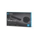 MOUSE PAD WRIST REST NATEC CHIPMUNK 2-IN-1 ERGONOMIC SET BLACK FOAM FILLING