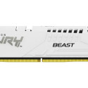 Kingston Technology FURY Beast 16GB 6400MT/s DDR5 CL32 DIMM White XMP