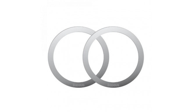 MAGNETIC RING FOR PHONES 2PCS SILVER