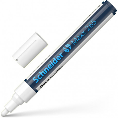 Chalkmarker, 1-3 mm, SCHNEIDER "Maxx 265", white