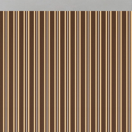 Curtain Acudam Ferrara Doors Brown Ivory Opaque Exterior PVC Aluminium 90 x 210 cm