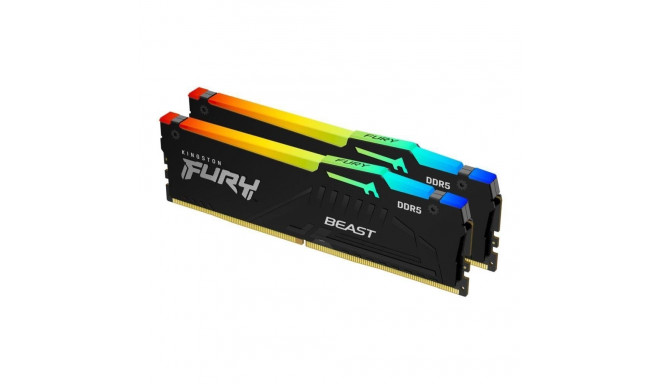 Kingston Technology FURY Beast 16GB 5200MT/s DDR5 CL40 DIMM (Kit of 2) RGB