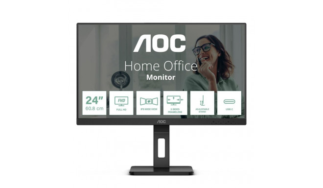 AOC 24P3CV LED-ekraan 60,5 cm (23,8") 1920 x 1080 pikslit Full HD Must