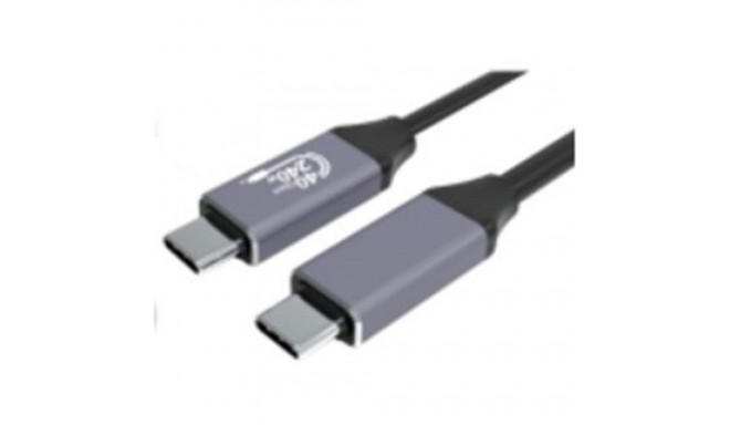 Gembird CCBP-USB4-CMCM240-1.5M premium USB 4 Type-C laadimis- ja andmekaabel, 40 Gbps, 240 W, 1,5 m