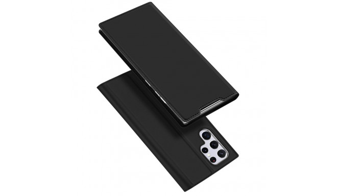 Dux Ducis Skin Pro kabura etui pokrowiec z klapką Samsung Galaxy S22 Ultra czarny