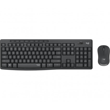"Logitech MK295 Silent wireless Combo black QWERTZ DE"