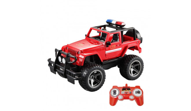 RC remote control car 1_12 Double Eagle Jeep (fire department) E549-003