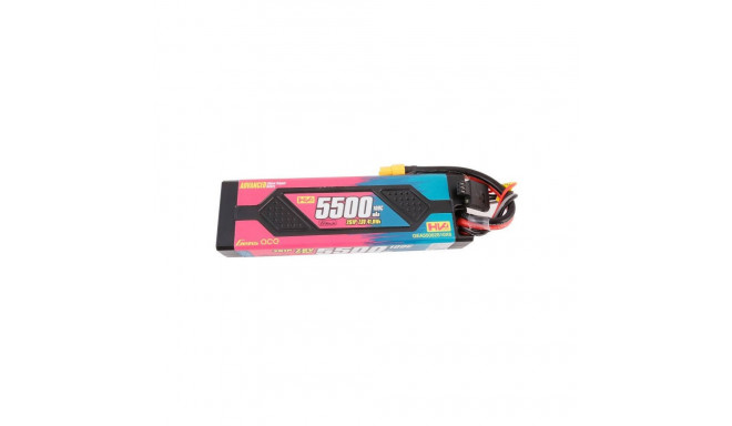 Gens ace Advanced 5500mAh 7.6V 100C 2S1P HardCase Lipo Battery Pack with XT60