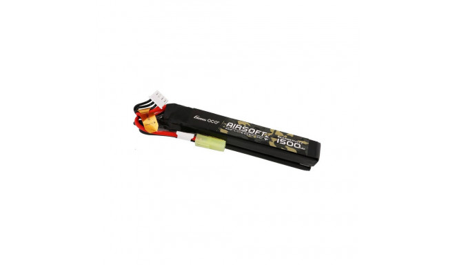 Gens ace 25C 1500mAh 3S1P 11.1V Nunchuck 2X Airsoft Gun Lipo Battery with T Plug