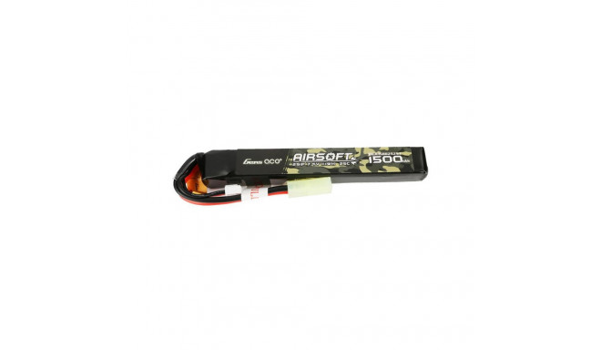 Gens ace 25C 1500mAh 2S1P 7.4V Airsoft Gun Lipo Battery with mini Tamiya Plug