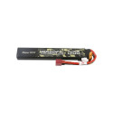 Gens ace 25C 1200mAh 2S1P 7.4V Airsoft Gun Lipo Battery with T Plug