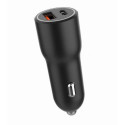 Car Charger USB-A/USB/C 38W PD black