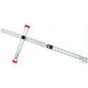 Adjustable T-shaped ruler 120 cm