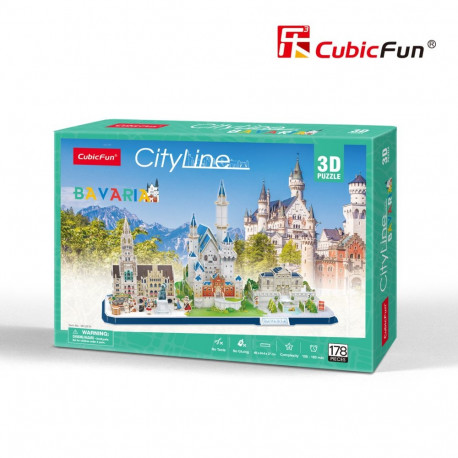 CUBICFUN 3D pusle Linnajoon Baierimaa