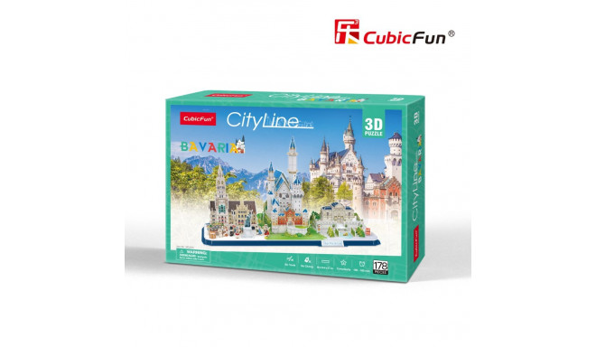 CUBICFUN 3D puzzle City line Bavaria