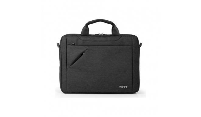 PORT DESIGNS | S13 Sydney ECO Case | Fits up to size 13/14 " | Top Loading | Black | Shoulder strap