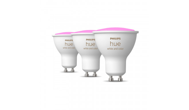 Philips Hue White and colour ambience GU10 – smart spotlight – (3-pack)