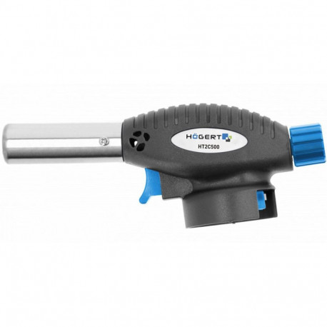 Hogert HT2C500 gas burner, 1.3kW, 1300°C, piezo ignition, TWIST, 96g