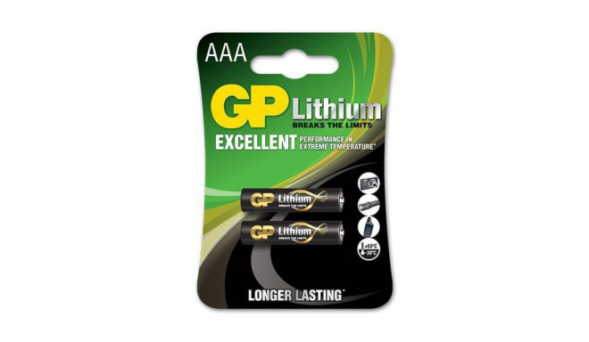 liitium patareid AAA 1.5V 2 tk