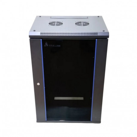 Extralink 19" 18U 600x600 mm seinapealne kapp must