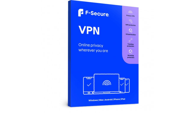 Tarkvara F-SECURE VPN (ESD), 2 aastat, 5 seadet