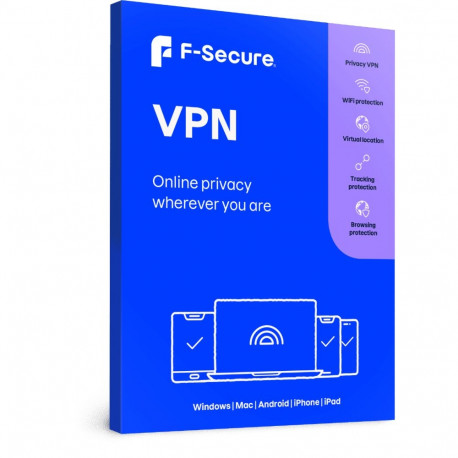Tarkvara F-SECURE VPN (ESD), 1 aasta, 1 seade