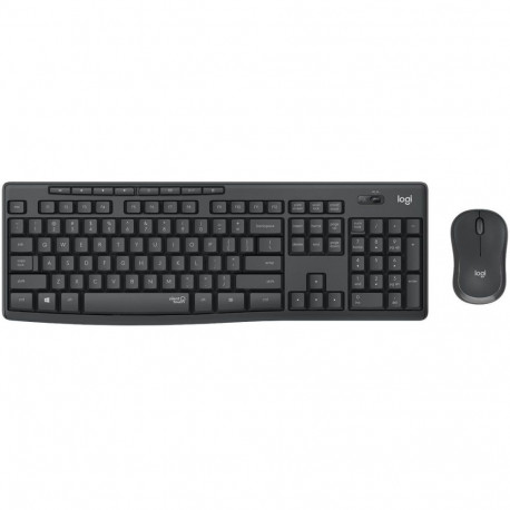 Klaviatuur hiirega Logitech MK295 SWE Silent, must
