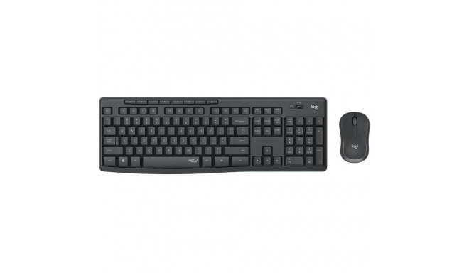 Klaviatuur hiirega Logitech MK295 SWE Silent, must