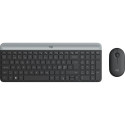 Klaviatuur hiirega Logitech MK470 SWE, tumehall