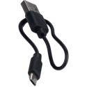 Set of Dunlop Led bicycle lights, USB charging, rear + front 473758
