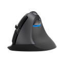 Wireless Vertical Mouse Delux M618Mini DB BT+2.4G 2400DPI (black)